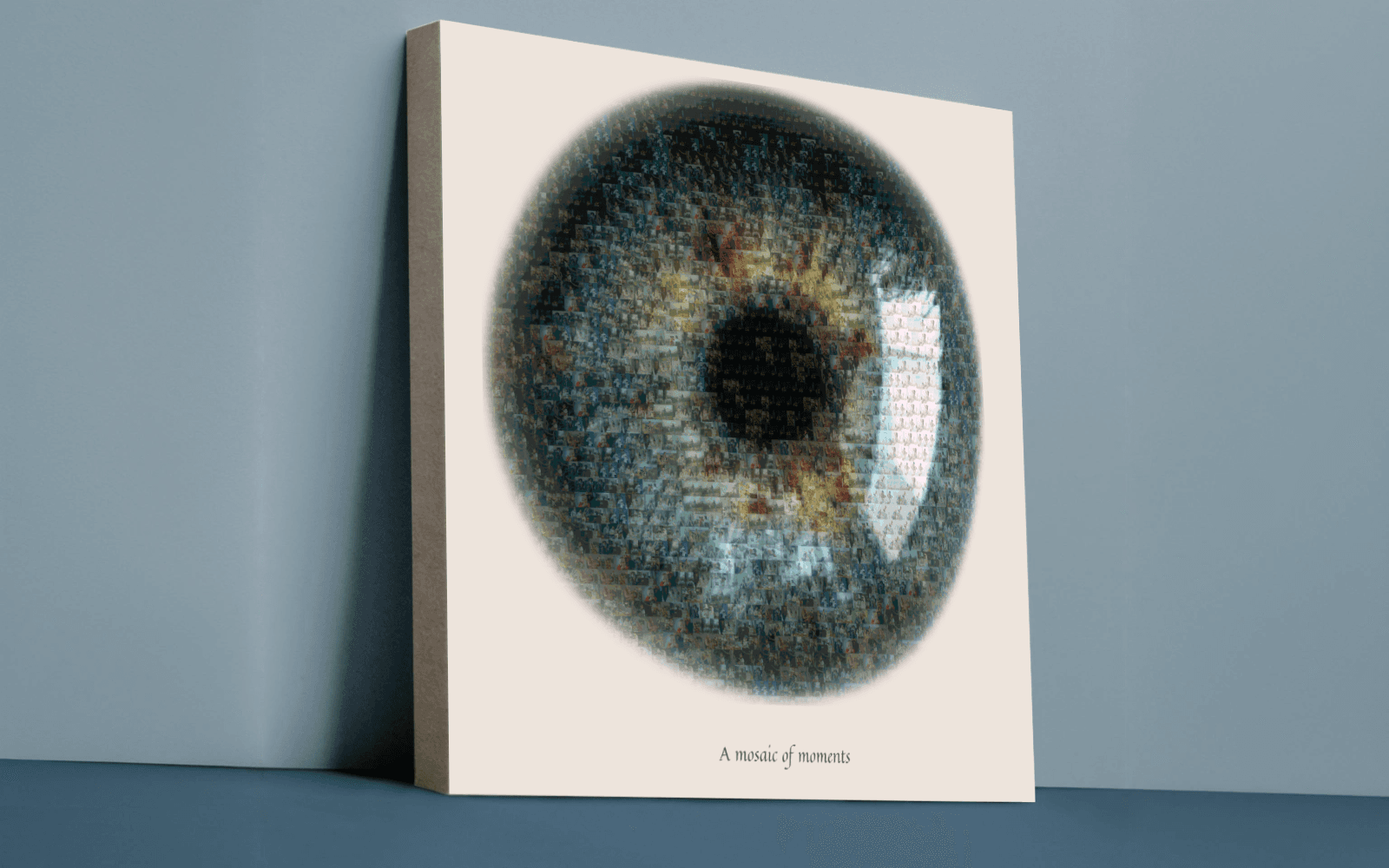 Gallery canvas mockup preview.