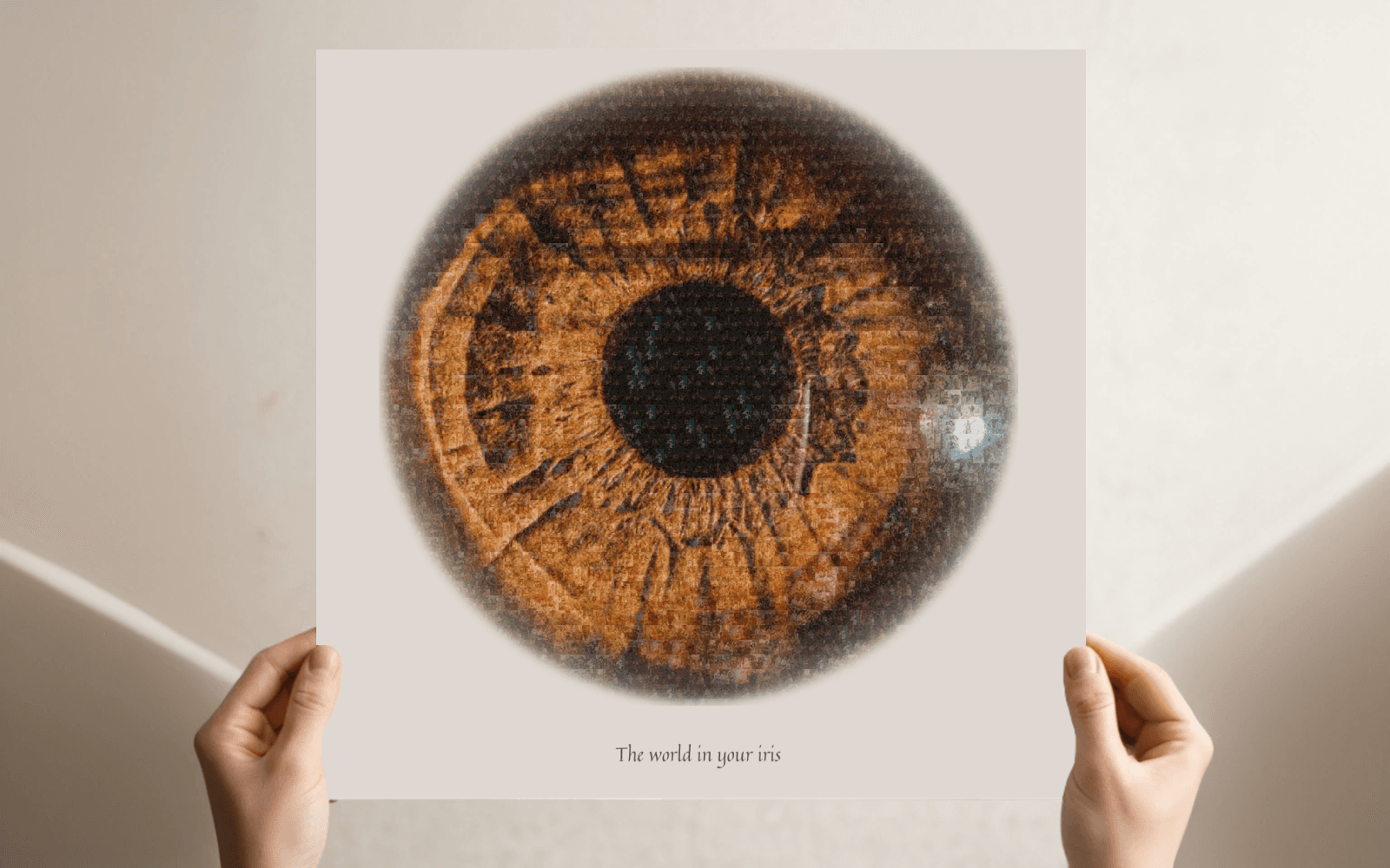 Fine art poster mockup preview.