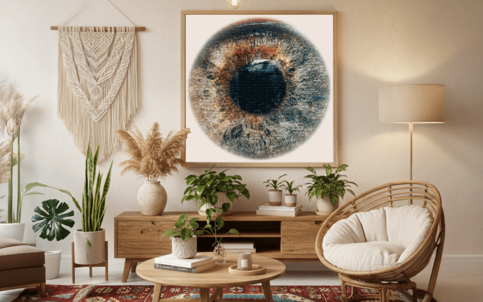 Premium framed poster mockup preview.